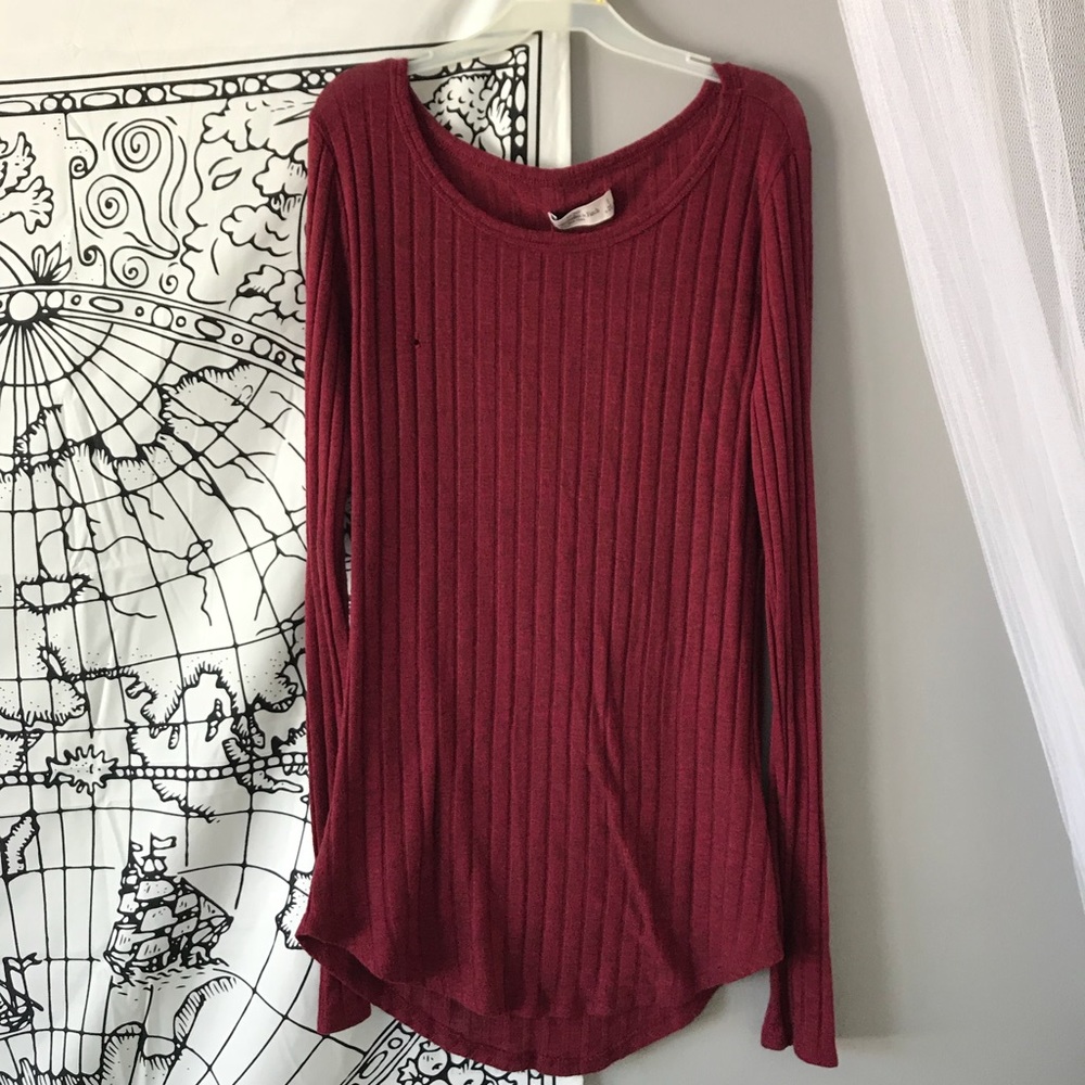 Super soft, ribbed, lightweight sweater